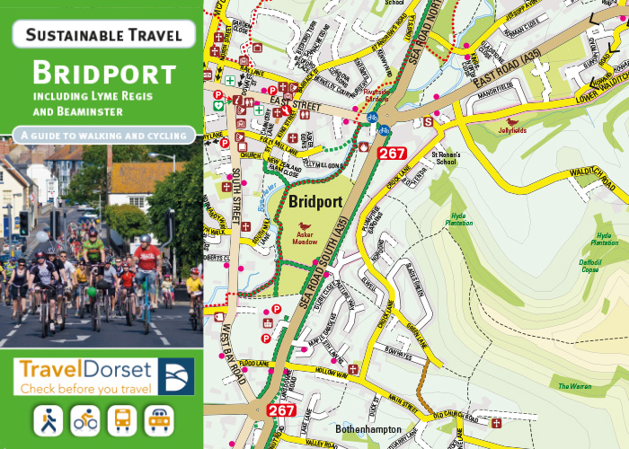 Bridport Walking and Cycling Map for Dorset Council