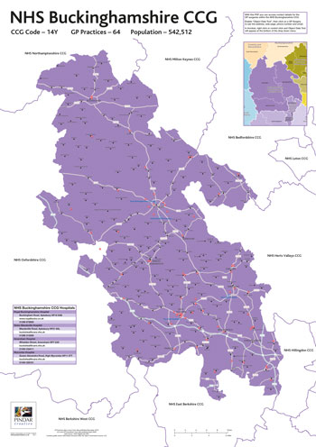UK Clinical Commissioning Groups (CCG) Map 2023