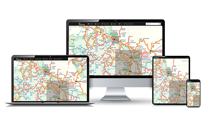 Interactive Mapping on desktops, tablets and smartphones