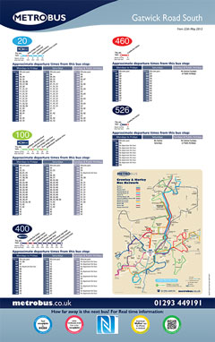 Metrobus Bus Stop Panels