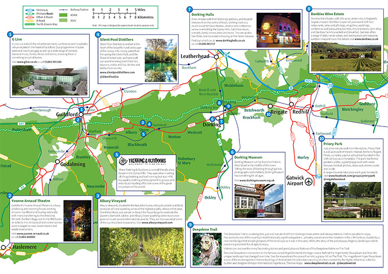 Surrey Hills Map