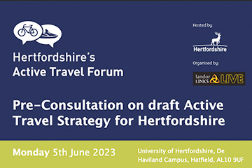 Active Travel Strategy for Hertfordshire