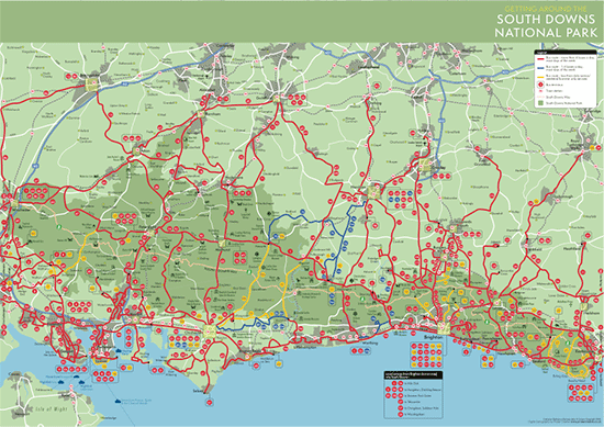 South Downs National Park Authority Map