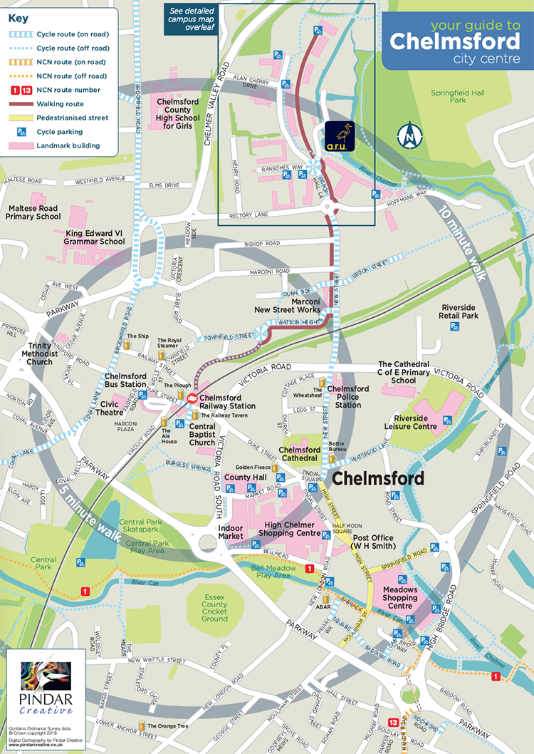 Centre Map - Chelmsford Shopping