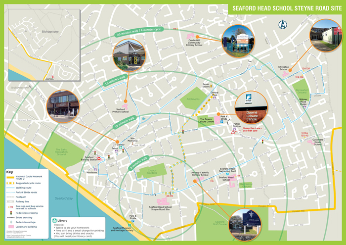 Seaford Active Travel Map