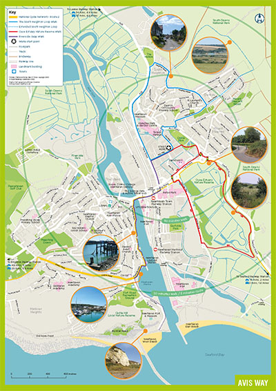 Living Streets 'Walking Works' Active Travel Maps - Newhaven