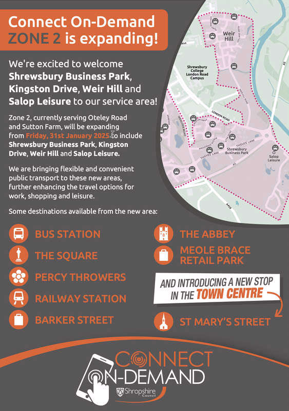 Shropshire Council flyer example