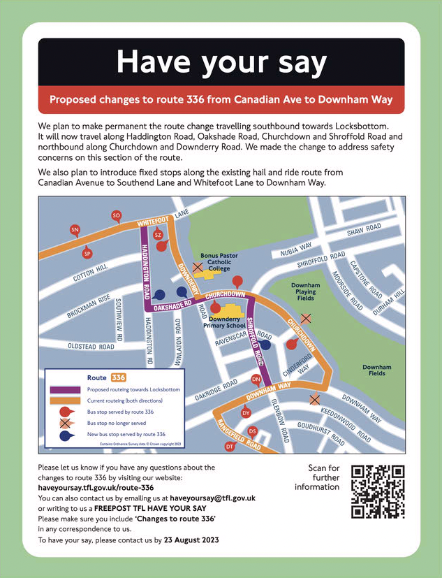 Reports and consultation documents example – Have Your Say poster
