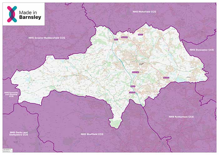 UK Clinical Commissioning Groups (CCG) Map 2023