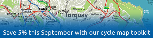 Save 5% this September with our cycle map toolkit