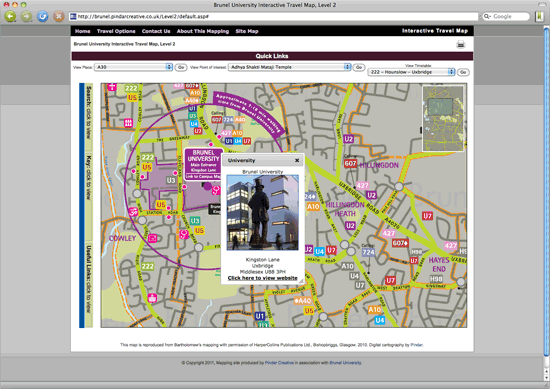 Brunel-Uni-Interactive-Mapping