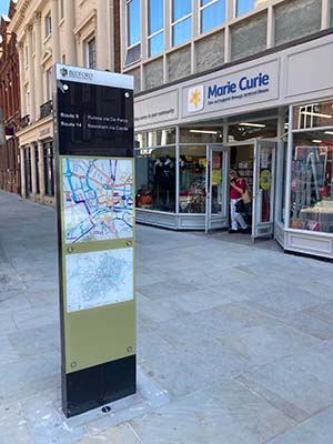 New wayfinding signs to promote cycling in and around Bedford
