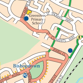 Example of a cycle maps prodcued by Pindar Creative