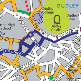 Example of a cycle maps prodcued by Pindar Creative