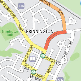 Example of a cycle maps prodcued by Pindar Creative