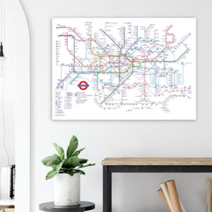Buy single poster of TfL Tube Map