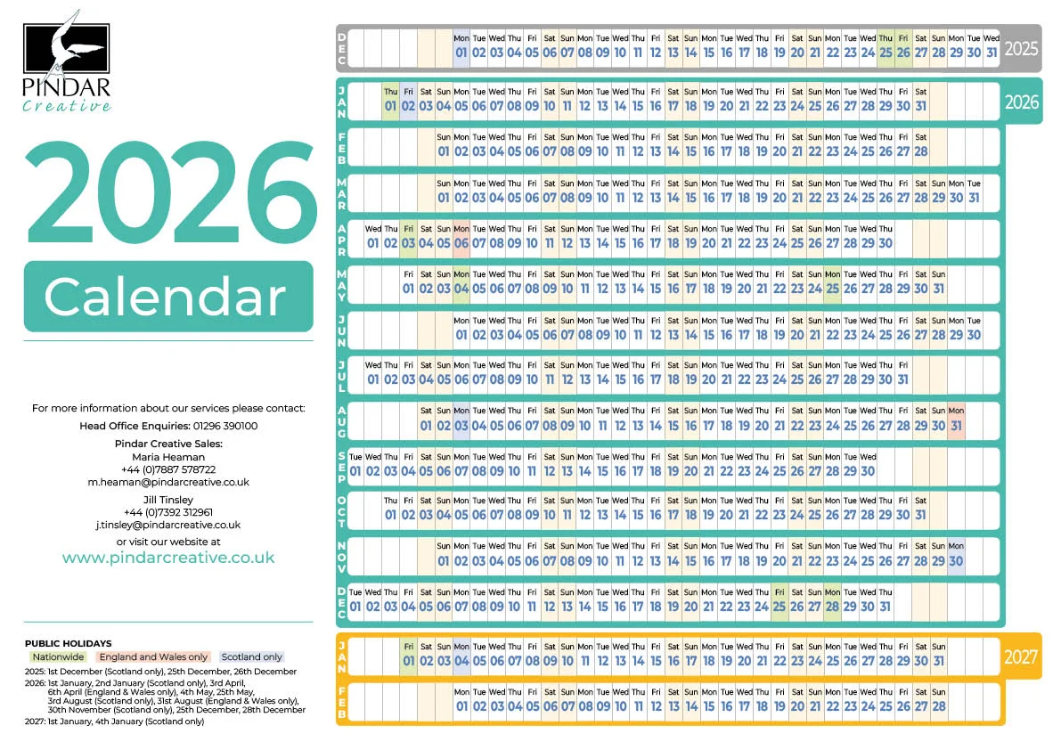 Download the 2026 calendar