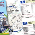 Timetables and leaflets